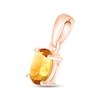 Thumbnail Image 2 of Citrine Birthstone Pendant 10K Rose Gold