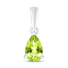 Thumbnail Image 1 of Peridot Birthstone Pendant 10K White Gold