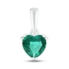 Thumbnail Image 1 of Lab-Created Emerald Birthstone Pendant Sterling Silver