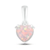 Thumbnail Image 1 of Lab-Created Opal Birthstone Pendant Sterling Silver