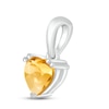 Thumbnail Image 2 of Citrine Birthstone Pendant 10K White Gold