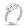 Thumbnail Image 2 of Coordinates Wrap Ring 10K White Gold