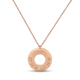 Plain Letter Necklace | Consider The Wldflwrs 14 Karat Rose Gold / Made to Order / 18