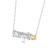 Thumbnail Image 1 of Citrine Zodiac Scorpio Necklace Sterling Silver 18"