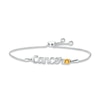 Thumbnail Image 0 of Citrine Zodiac Cancer Bolo Bracelet Sterling Silver 9.5"