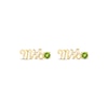 Thumbnail Image 2 of Peridot &quot;Mrs.&quot; Earrings 10K Yellow Gold