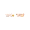 Thumbnail Image 1 of Citrine &quot;Mrs.&quot; Earrings 10K Rose Gold