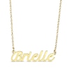 Thumbnail Image 0 of Script Name Necklace 10K Yellow Gold 18"