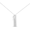 Thumbnail Image 0 of Men's Name Tag Sports Necklace Sterling Silver 20"