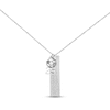 Thumbnail Image 2 of Men's Name Tag Sports Necklace Sterling Silver 20"