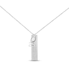 Thumbnail Image 3 of Men's Name Tag Sports Necklace Sterling Silver 20"