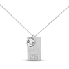 Thumbnail Image 3 of Men's Name Dog Tag Sports Necklace Sterling Silver 20&quot;