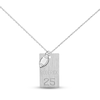 Thumbnail Image 4 of Men's Name Dog Tag Sports Necklace Sterling Silver 20&quot;