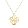 Thumbnail Image 0 of Monogram Necklace 10K Yellow Gold 18"