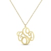 Thumbnail Image 1 of Monogram Necklace 14K Yellow Gold 18&quot;