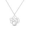Thumbnail Image 0 of Monogram Necklace Sterling Silver 18"