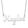 Thumbnail Image 0 of Large Script Name Necklace Sterling Silver 18"
