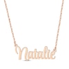 Thumbnail Image 0 of Script Name Necklace 14K Rose Gold 18"