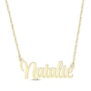 Thumbnail Image 0 of Script Name Necklace 14K Yellow Gold 18"