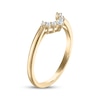 Thumbnail Image 2 of Diamond Contour Wedding Band 1/10 ct tw 14K Yellow Gold