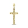 Thumbnail Image 3 of Diamond-Cut Chain Cross Charm 10K Yellow Gold