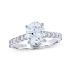 Thumbnail Image 0 of THE LEO Legacy Lab-Grown Diamond Oval-Cut Engagement Ring 2-1/2 ct tw 14K White Gold