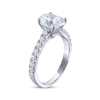 Thumbnail Image 1 of THE LEO Legacy Lab-Grown Diamond Oval-Cut Engagement Ring 2-1/2 ct tw 14K White Gold