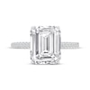 Thumbnail Image 3 of Lab-Grown Diamonds by KAY Emerald-Cut Engagement Ring 4-1/3 ct tw 14K White Gold