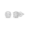 Thumbnail Image 0 of Round-Cut Diamond Solitaire Stud Earrings 1 ct tw 10K White Gold (J/I3)