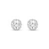 Thumbnail Image 1 of Round-Cut Diamond Solitaire Stud Earrings 1 ct tw 10K White Gold (J/I3)