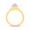 Thumbnail Image 3 of Now + Forever Lab-Grown Diamonds Round-Cut Halo Engagement Ring 1/2 ct tw 14K Two-Tone Gold