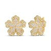 Thumbnail Image 1 of Le Vian Vault Diamond Flower Earrings 2-1/2 ct tw 14K Honey Gold