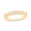 Thumbnail Image 1 of Diamond Wave-Pattern Anniversary Band 1/5 ct tw 10K Yellow Gold