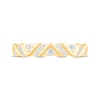 Thumbnail Image 3 of Diamond Wave-Pattern Anniversary Band 1/5 ct tw 10K Yellow Gold