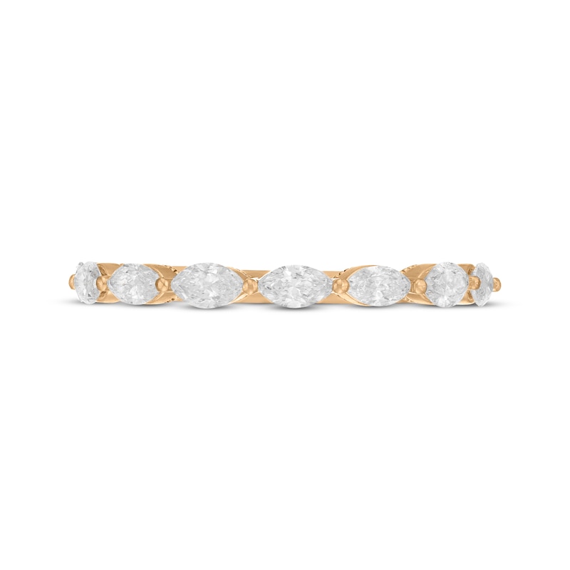 Main Image 3 of Neil Lane Artistry Marquise-Cut Lab-Grown Diamond Anniversary Band 3/4 ct tw 14K Yellow Gold