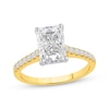 Thumbnail Image 0 of Lab-Created Diamonds by KAY Radiant-Cut Engagement Ring 2-1/4 ct tw 14K Two-Tone Gold