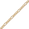 Thumbnail Image 2 of Hollow Figaro Chain Necklace 3.5mm 14K Yellow Gold 22&quot;