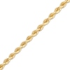 Thumbnail Image 2 of Solid Silk Rope Chain 4.5mm 10K Yellow Gold 22&quot;