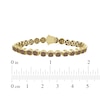 Thumbnail Image 5 of Men's Brown Multi-Diamond Link Bracelet 2 ct tw 10K Yellow Gold 8.5&quot;