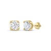 Thumbnail Image 1 of THE LEO Legacy Lab-Grown Diamond Round-Cut Solitaire Stud Earrings 2 ct tw 14K Yellow Gold (F/VS2)