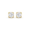 Thumbnail Image 2 of THE LEO Legacy Lab-Grown Diamond Round-Cut Solitaire Stud Earrings 2 ct tw 14K Yellow Gold (F/VS2)