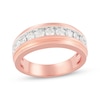 Thumbnail Image 1 of Men's Diamond Wedding Band 1 ct tw 10K Rose Gold