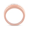 Thumbnail Image 3 of Men's Diamond Wedding Band 1 ct tw 10K Rose Gold