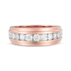 Thumbnail Image 4 of Now + Forever Men's Diamond Wedding Band 1 ct tw 10K Rose Gold