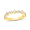 Thumbnail Image 1 of Lab-Grown Diamonds by KAY Marquise & Round-Cut Anniversary Ring 1 ct tw 14K Yellow Gold