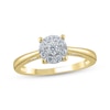 Thumbnail Image 1 of Multi-Diamond Promise Ring 1/5 ct tw 10K Yellow Gold