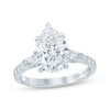 Thumbnail Image 1 of Monique Lhuillier Bliss Pear-Shaped Lab-Grown Diamond Engagement Ring 2-5/8 ct tw 18K White Gold