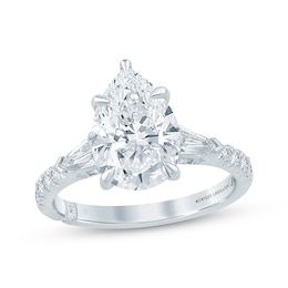 Monique Lhuillier Bliss Pear-Shaped Lab-Grown Diamond Engagement Ring 2-5/8 ct tw 18K White Gold