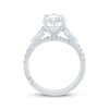 Thumbnail Image 3 of Monique Lhuillier Bliss Pear-Shaped Lab-Grown Diamond Engagement Ring 2-5/8 ct tw 18K White Gold