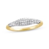 Thumbnail Image 1 of STUDIO BY KAY Diamond Pavé Ring 1/4 ct tw 10K Yellow Gold